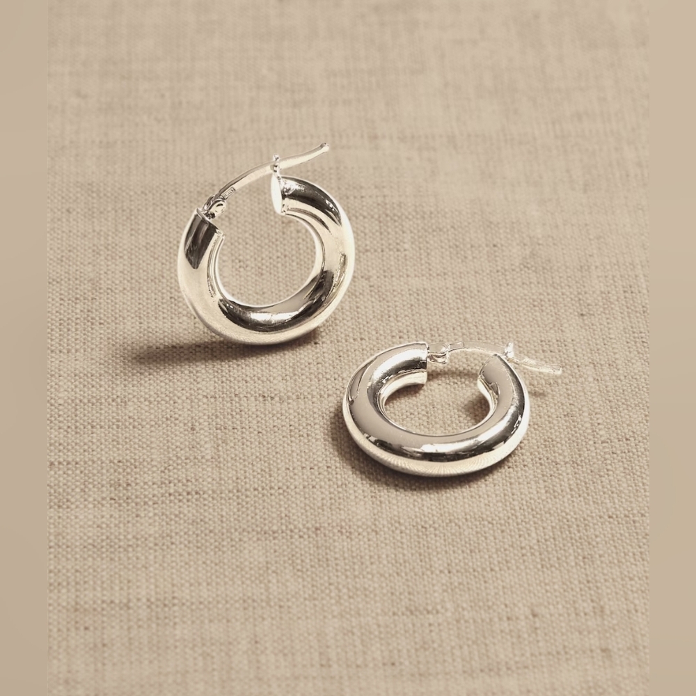 NWT Ravena Mini Hoop Earrings by Aureus + Argent